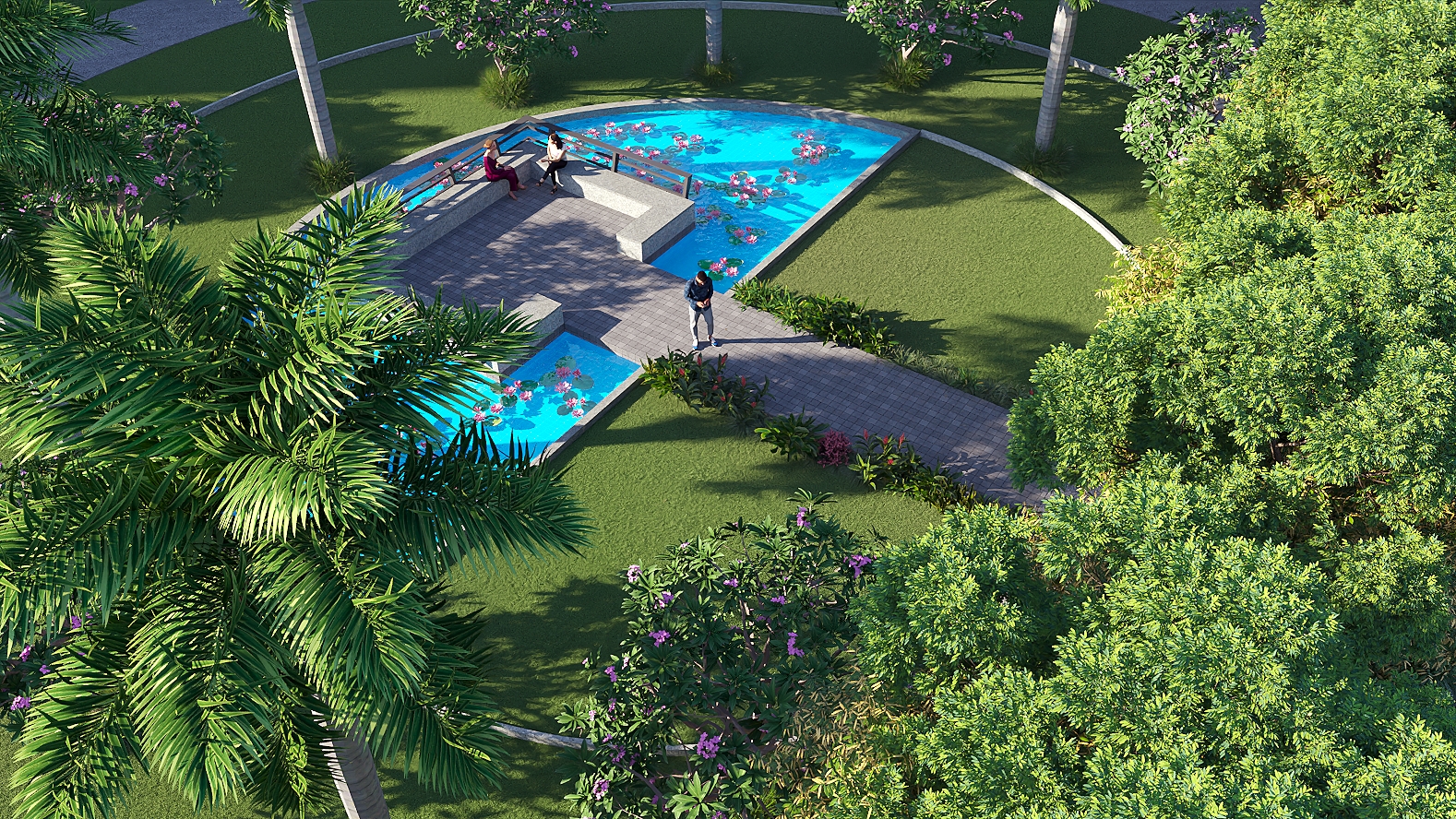 Natures Nest lotus garden NPS Developers