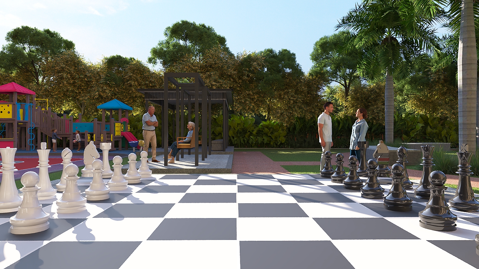 Natures Nest chess garden NPS Developers