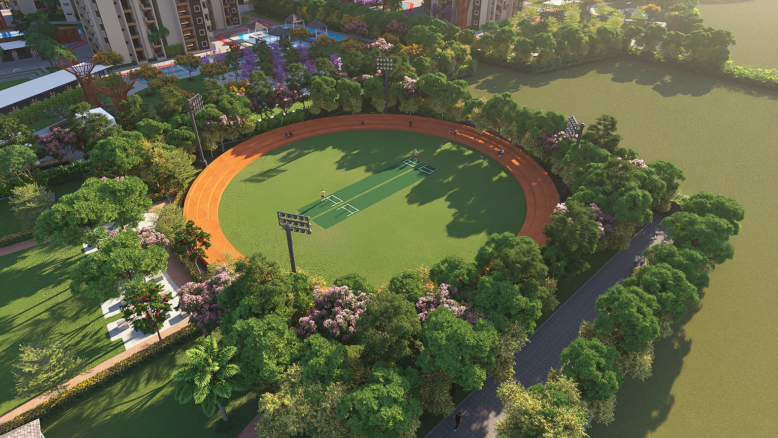 Natures Nest NPS Developers Water Feature Architect Landscape East Bangalore